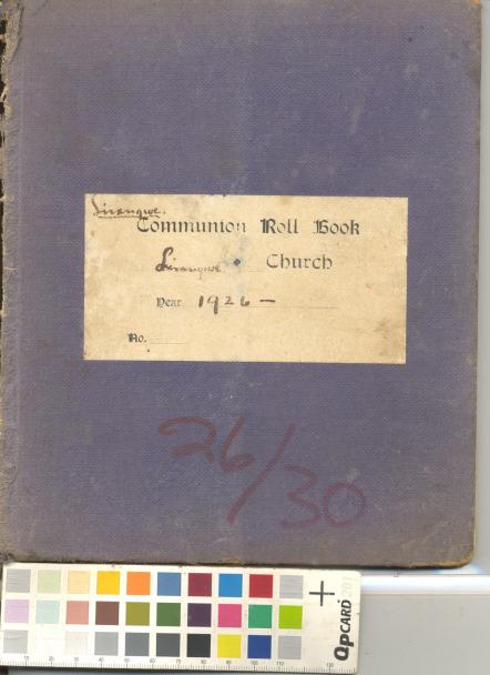 EAP714/1/1: Communion Roll Books [1915-1926]